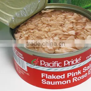 High Quality Canned Salmon Chunk in Brine thumbnail-4