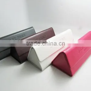 PU Glasses Box Custom Logo Portable Sunglasses Case Quality Choice thumbnail-1