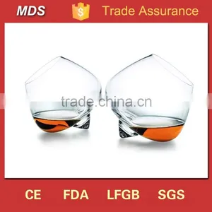 Cognac Unique Shape Wobbly Rocking Whisky Glass Quality Choice thumbnail-1