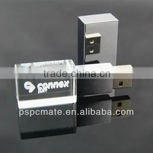 1GB-32GB Crystal Light up Usb Flash Driver for Gift Promotion thumbnail-1