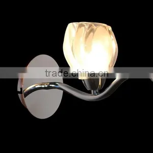 Modern Simply Design and Transparent Glass + Metal Cover Wall Lamps thumbnail-1