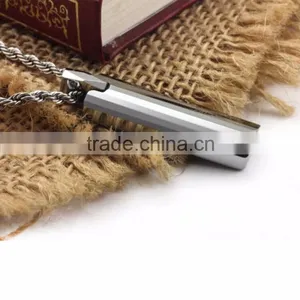 High Quality Custom Shinny Tungsten Carbide Pendant Necklace thumbnail-5