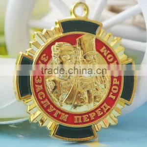Gold Silver Military Medal Ribbon thumbnail-1