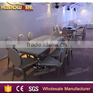 Stacking Round Back Hotel Banquet Chair , Stacking Hall Chair thumbnail-2