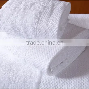 Cotton Plain Terry White Set Towels Wholesale thumbnail-1