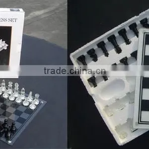 Glass Chess Set With Youth,Medium,Large Size thumbnail-4