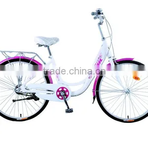 24" 26" Women's Single Speed SHIMANOO 6speed Steel Urban City Bike thumbnail-1