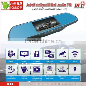 DTY Car Wireless Reversing Camera With Rearview Mirror,video Recorder for Car,A8 thumbnail-1