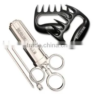Eco Friendly 304 Stainless-Steel Seasoning Liquid Injector Barbecue Meat Marinade Injector thumbnail-1