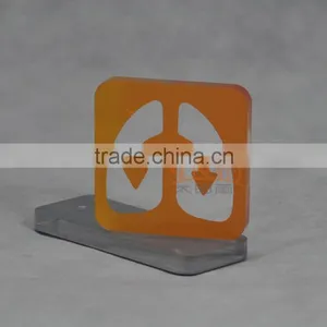 Custom Logo Silk Screen Printed Acrylic Thick Sign Holder thumbnail-2