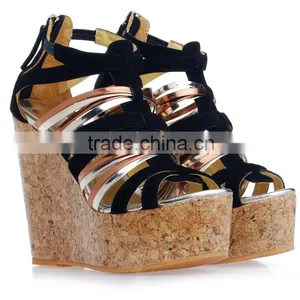 2016 Fashion Black Ladies Shoes Platform Pumps thumbnail-1