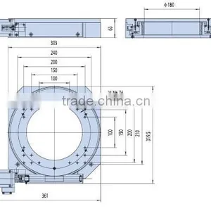 Heavy Loading Motorized Rotation Stage (diameter 300mm) Quality Choice thumbnail-3