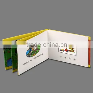 Hard Cover 4.3" Video Booklet , Video Brochure ,fairy Tales Book With Lcd Monitor thumbnail-1