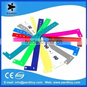 High Quality Eco-friendly L Shape Vinyl Paper Bracelet Wristbands thumbnail-1