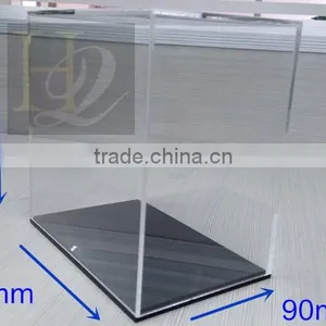 2016 Fashional Rectangle Clear Acrylic Display Gift Box With Lid thumbnail-4