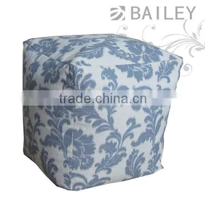 Unfoldable Beautiful Colorful Pouf Ottoman thumbnail-1