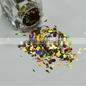 Irregular Laser Gold Glitter thumbnail-1