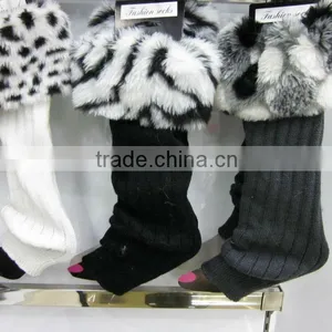 2014 Fashion Leg Warmer Fur Leg Warmer thumbnail-5
