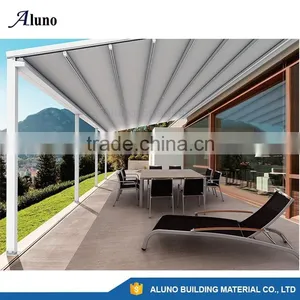 MOTORIZED ALUMINUM PERGOLA AWNING SYSTEM thumbnail-1