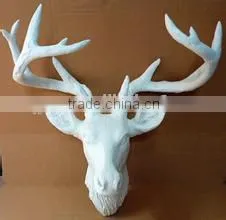 Modern Design Deer Head Buffalo Skull Resin Animal Head Wall Decoration thumbnail-4
