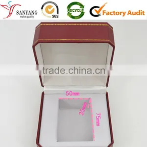PU Engraved Leather Cover EVA Insert Pillow Rustic Watch Box thumbnail-5