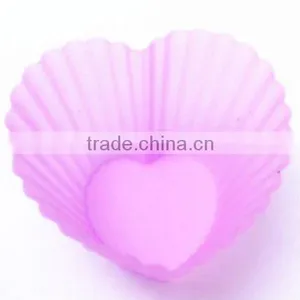 JTS Lovely Color Purple Silicone Heart Shape Mold thumbnail-1