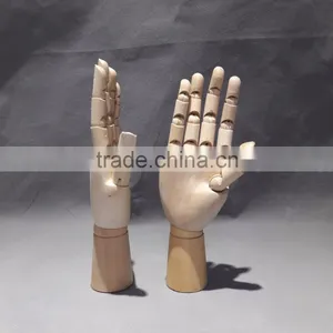 8" Kids Wooden Hand Mannequin Hand Drawing Hand Display Hand thumbnail-2