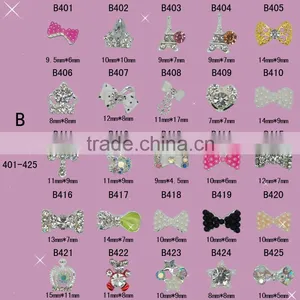 2016 Fashion 3D Nail Art Tips Decoration Alloy Nail Jewelry Glitter Rhinestone thumbnail-2