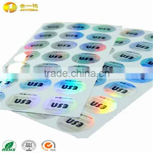 Hologram Hot Stamping Foil Label Paper Stickers thumbnail-3