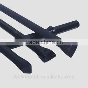 Tapered Length 400-8000mm Integral Drill Rod for Tunnelling and Quarry thumbnail-2