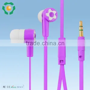 Hot Selling in Ear Flat Cable Earphone, Promotion In-ear Stereo Earphone for Mp3 thumbnail-4