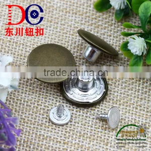 Custom Plating Color Classic Style Metal Button Jeans/Shank Button for Jeans Wear thumbnail-3