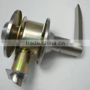 Hotel Connecting Door Lever Lock With Single Sided Handle and Blank Plate thumbnail-3