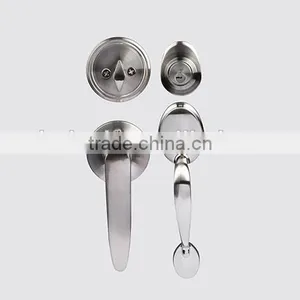 2016 Best Seller Euro Standard Zinc Alloy Satin Nickel and Bright Nickel Finish Middle Plate Reversible Mortise Lock Door thumbnail-5