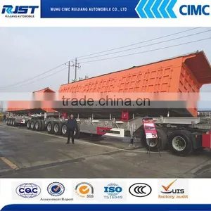 Mongolia Tri-alxe Side Tipper Trailer thumbnail-2