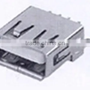2016 Hot Selling High Quality 180 Degree Connector Free Samples USB A TYPE 4pin USB Connector thumbnail-1