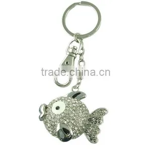 2015 Fashion Animal Teddy Bear Key Chain With cz Stones thumbnail-1