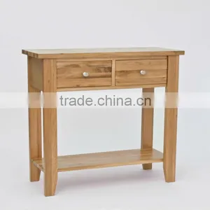 Wooden Two Drawers Hall Table thumbnail-1