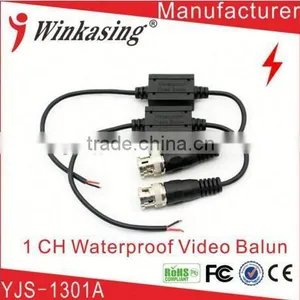 Waterproof Video Balun for Surveillance Camera Passive YJS-1301A thumbnail-1