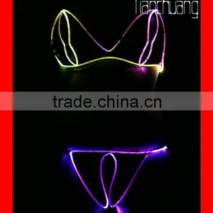 RF Remote Lighting Hot Girl Club Dance Wear 2016 New thumbnail-2