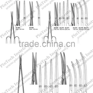 Dissecting BABY METZENBAUM NELSON METZENBAUM Surgical Scissors Instruments thumbnail-1