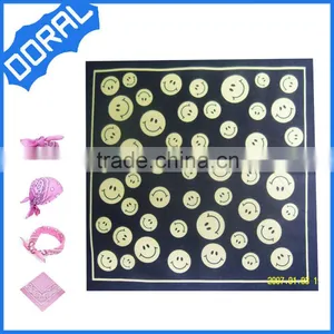 Customized Design Your Own Logo Square Cotton Bandana thumbnail-3