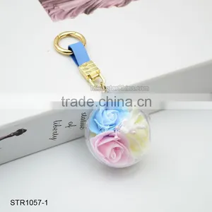 Promotional Flower Crystal Ball Keychain thumbnail-2