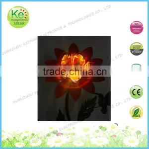 Solar Power Metal Flower Sunlight Led Light for Pool Garden thumbnail-6