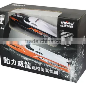 2.4G RC UDI Udi001 Infinitely Variable Speed Racing Boat 32CM 25km/h Remote Control Out Door Toys thumbnail-3