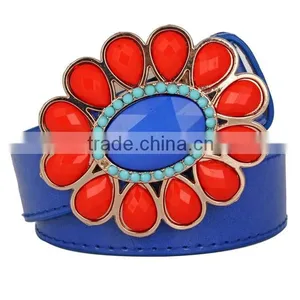 2015 Fashion Rhinestone PU Belts for Dress SWF-15070206 thumbnail-3