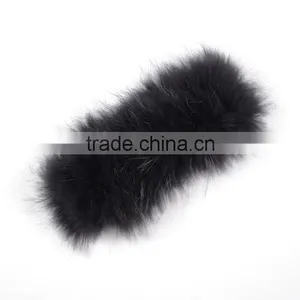 Ladies Raccoon Fur Headband/knitted Fur Headband KZ150124 thumbnail-5