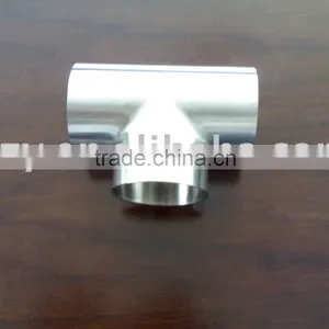 Sanitation Welding Straight Tee Short thumbnail-1