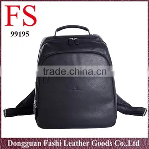 100% Genuine Leather Outdoor Hiking Backpack thumbnail-1