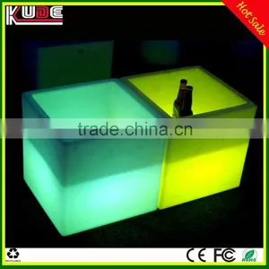 Event and Party Supplier Illuminated Led Cube Ice Bucket thumbnail-1